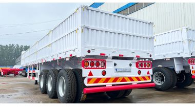 3 Axle 60ton Side Wall Trailer will be Shipped to Guinea
