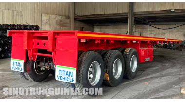 40 Ft Semi Flatbed Trailer for Sale will be Sent to Guinea