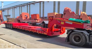 Detachable Gooseneck Lowboy Trailers Will Ship to Guinea