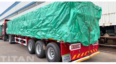 40 Feet Flatbed Semi Trailer Will Send to Guinea