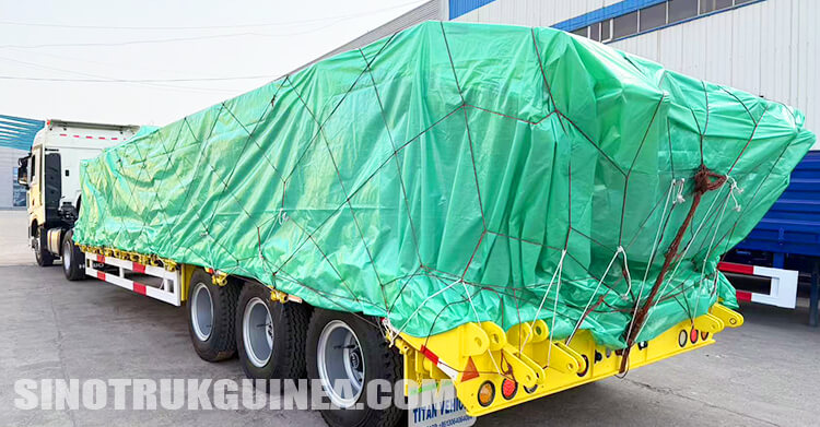 60 Ton 3 Axle Semi Lowbed Trailer for Sale in Guinea