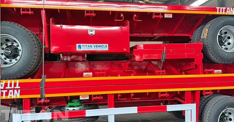 40 Feet Flatbed Semi Trailer Price for Sale in Guinea