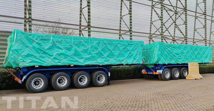 Hydraulic Dump Trailer for Sale in Guinea