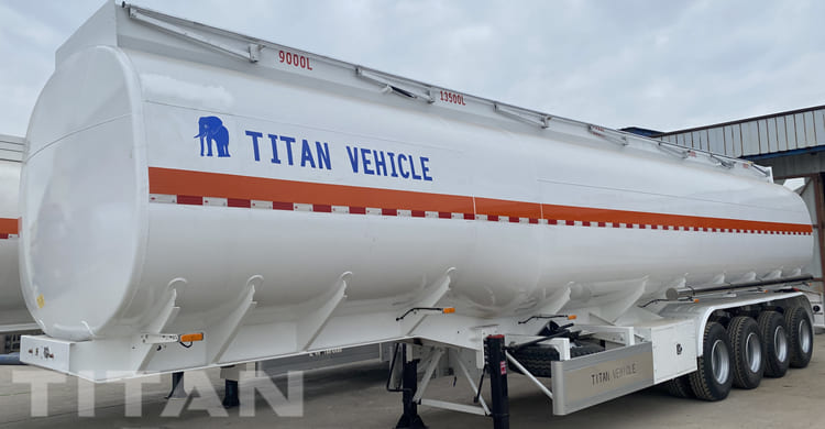 4 Axle Diesel Fuel Tanker Trailer for Sale in Guinea