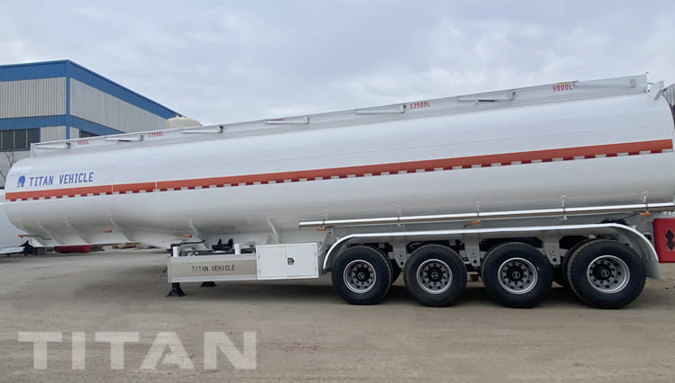 4 Axle Diesel Fuel Tanker Trailer for Sale in Guinea