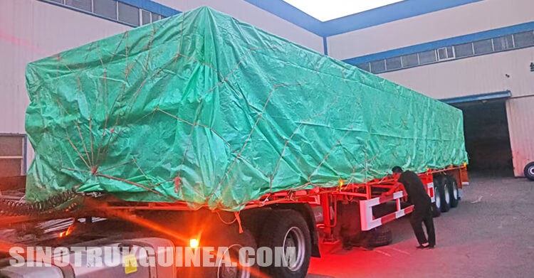3 Axle Flatbed Semi Trailer for Sale in Conakry Guinea