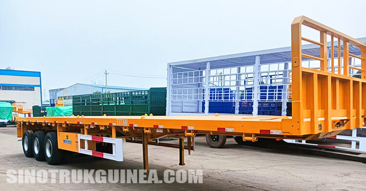 3 Axle Semi Flatbed Trailer for Sale in Guinea