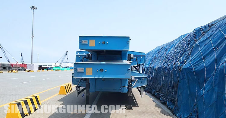 4 Axle 100 ton Lowbed Trailer for Sale in Guinea