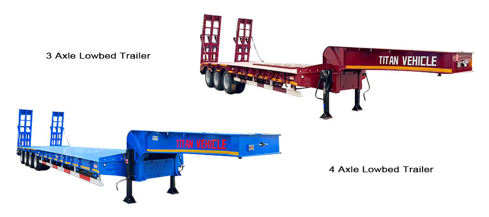 Lowbed Trailer for Sale | Low Bed Trailer Truck Price in Guinea