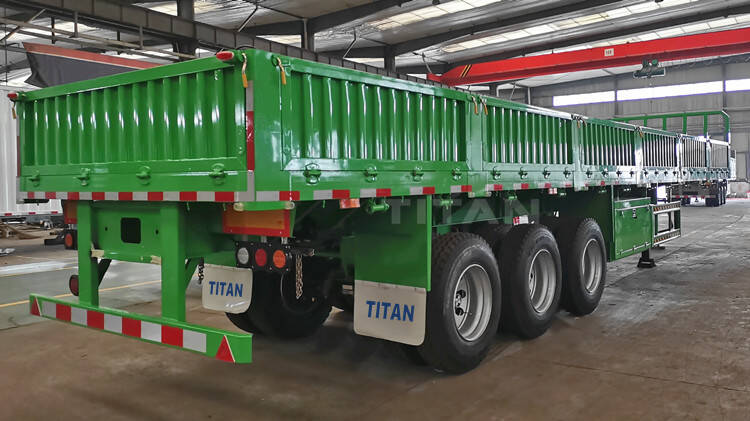 40T Sidewall Semi Trailer for Sale in Guinea Nzerekore