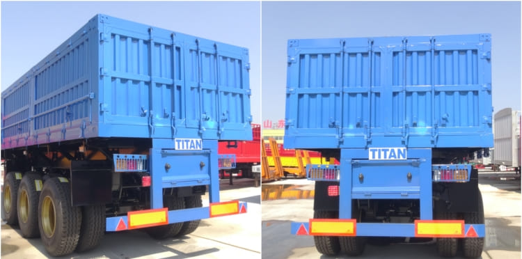 3 Axle 34ton Side Tipper Trailer Semi Trailer for Sale in Guinea