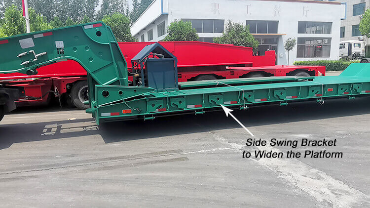 3 Axle 80ton Lowboy Trailer for Sale in Guinea