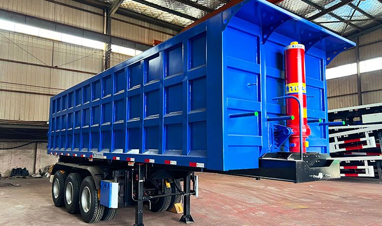 60 Ton Dump Semi Trailer | Dump Truck Trailer for Sale in Guinea