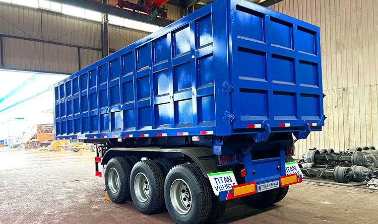 60 Ton Dump Semi Trailer | Dump Truck Trailer for Sale in Guinea