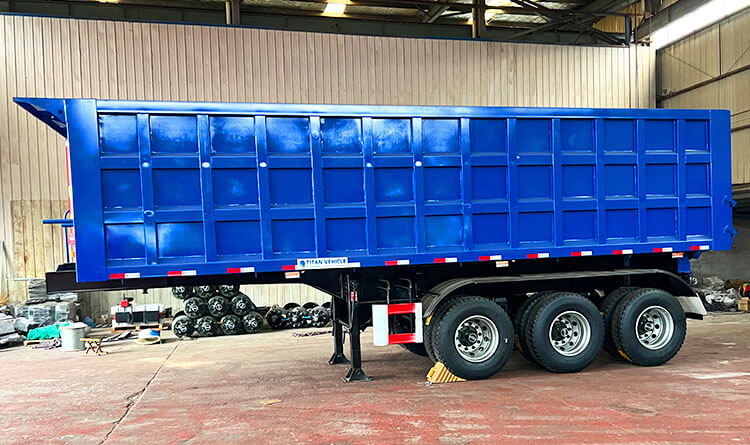 60 Ton Dump Semi Trailer | Dump Truck Trailer for Sale in Guinea