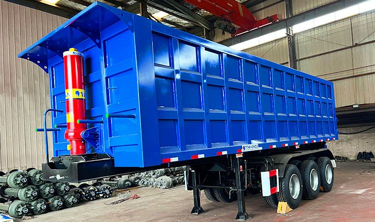60 Ton Dump Semi Trailer | Dump Truck Trailer for Sale in Guinea