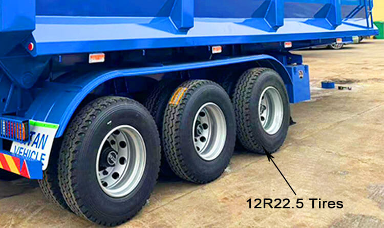 3 Axle Semi Dump Trailer for Sale in Conakry Guinea