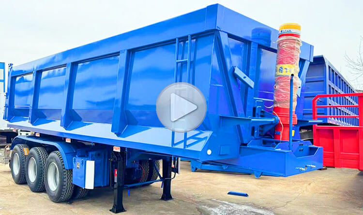 3 Axle Semi Dump Trailer for Sale in Conakry Guinea