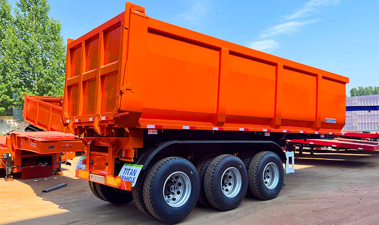 33 Cbm Semi Tipper Trailer | Tipper Semi Trailer for Sale in Guinea
