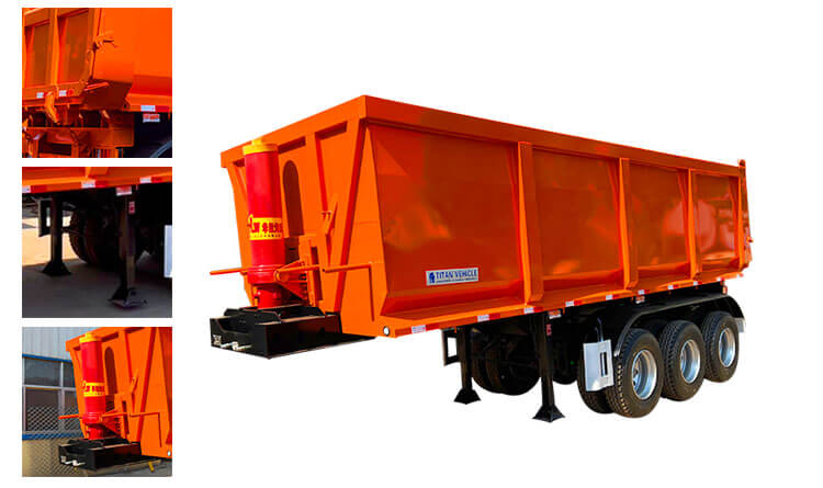 33 Cbm Semi Tipper Trailer | Tipper Semi Trailer for Sale in Guinea