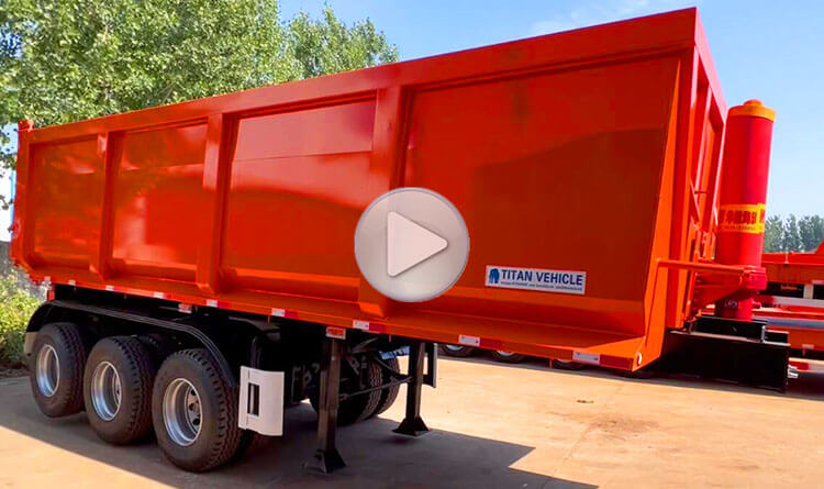 33 Cbm Semi Tipper Trailer | Tipper Semi Trailer for Sale in Guinea