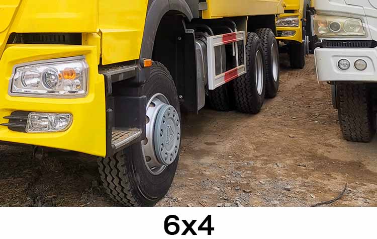 Second Hand Howo Dump Truck for Sale in Guinea