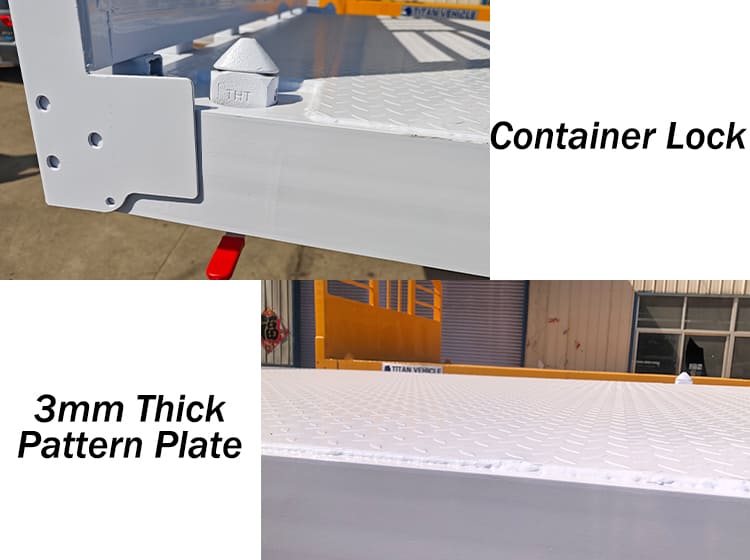 40 Feet Flatbed Semi Trailer Price for Sale in Guinea