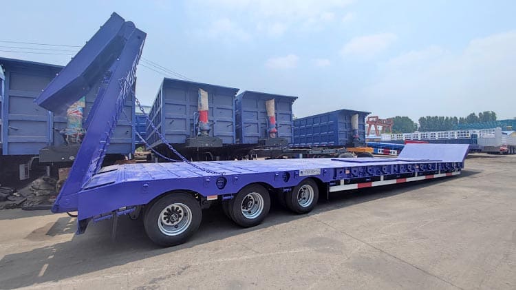 Hydraulic Low Bed Truck Price for Sale in Guinea