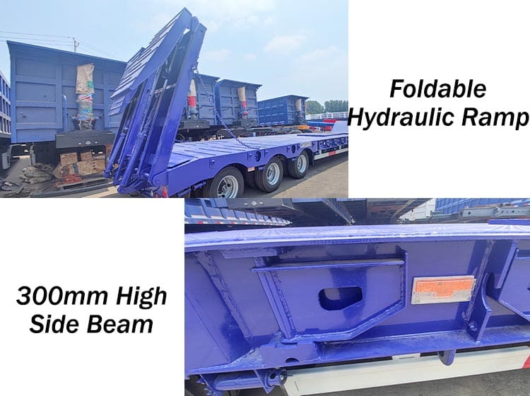 Hydraulic Low Bed Truck Price for Sale in Guinea