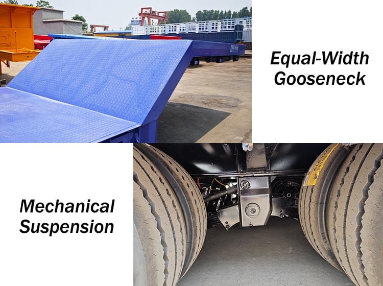 Hydraulic Low Bed Truck Price for Sale in Guinea