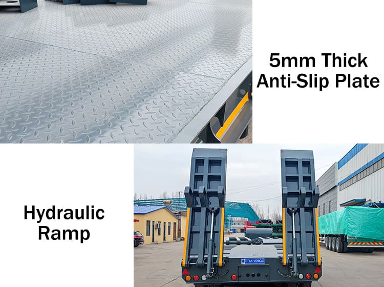 4 Axle Low Bed Truck Price for Sale in Guinea