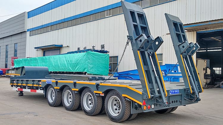 4 Axle Low Bed Truck Price for Sale in Guinea