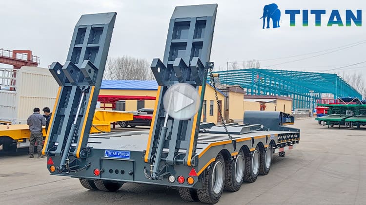 4 Axle Low Bed Truck Price for Sale in Guinea