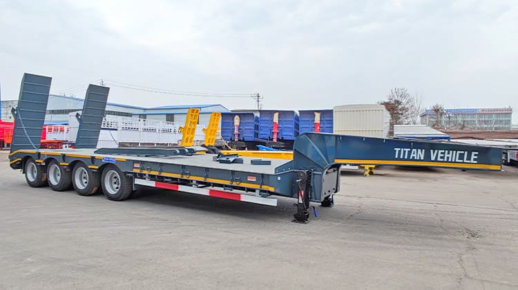 4 Axle Low Bed Truck Price for Sale in Guinea