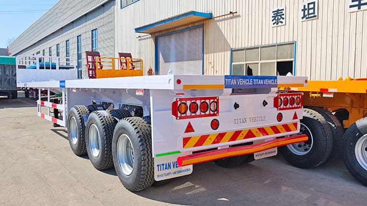 40 Ft Flatbed Semi Trailer Price for Sale in Guinea