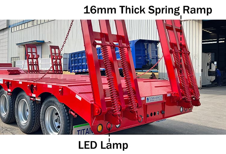 Tri Axle Lowbed Truck Price for Sale in Guinea