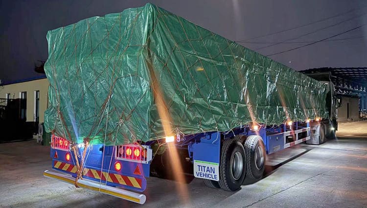 Semi Truck Flatbed Trailer for Sale in Guinea