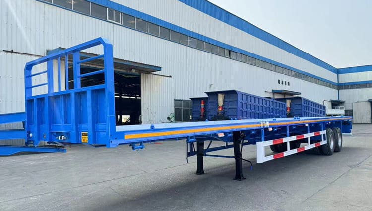 Semi Truck Flatbed Trailer for Sale in Guinea