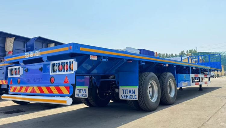 Semi Truck Flatbed Trailer for Sale in Guinea