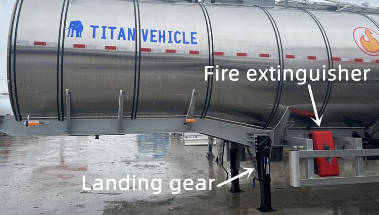 Stainless Steel Tanker Trailer for Sale in Guinea