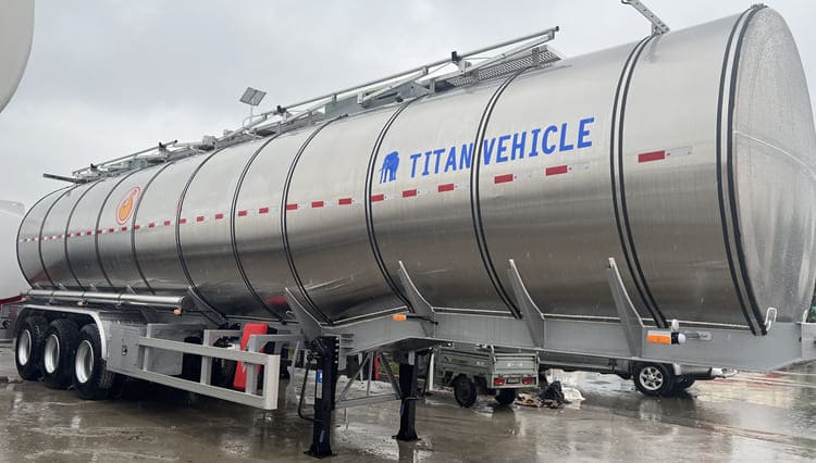 Stainless Steel Tanker Trailer for Sale in Guinea