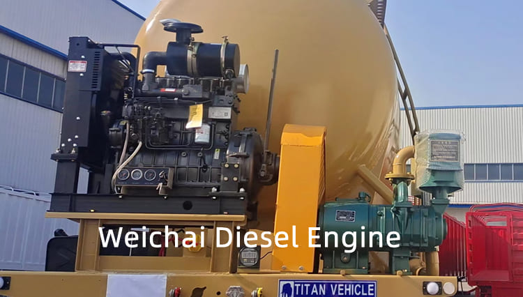 3 Axle Bulk Powder Tanker Trailer for Sale in Guinea