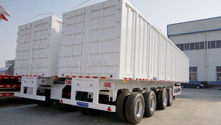 4 Axle Van Box Semi Trailer for Sale in Guinea