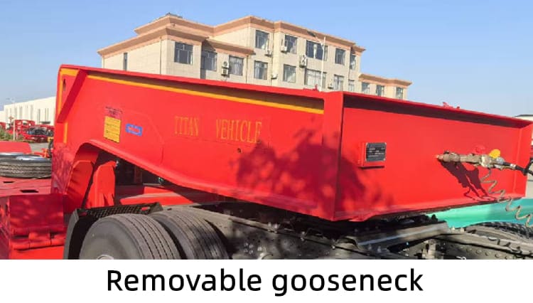 3 Axle Excavator Lowboy Trailer for Sale in Guinea