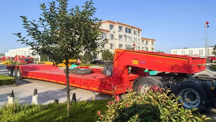 3 Axle Excavator Lowboy Trailer for Sale in Guinea