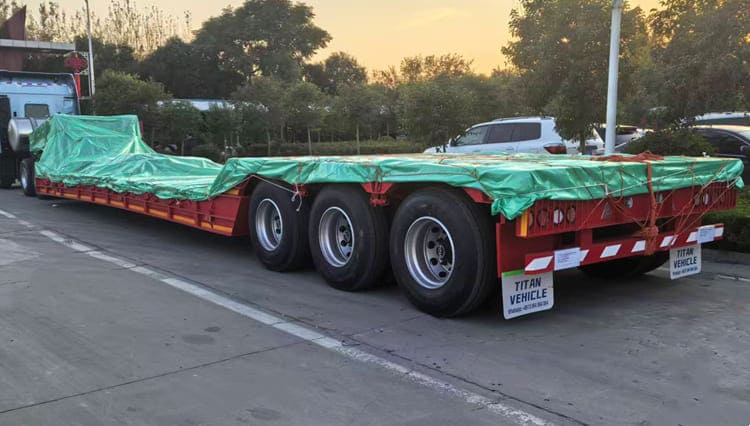 3 Axle Excavator Lowboy Trailer for Sale in Guinea