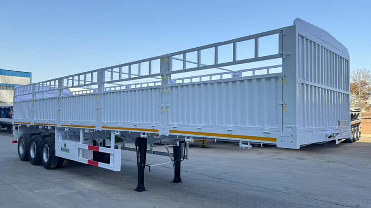 3 Axle Fence Cargo Semi Trailer for Sale in Guinea