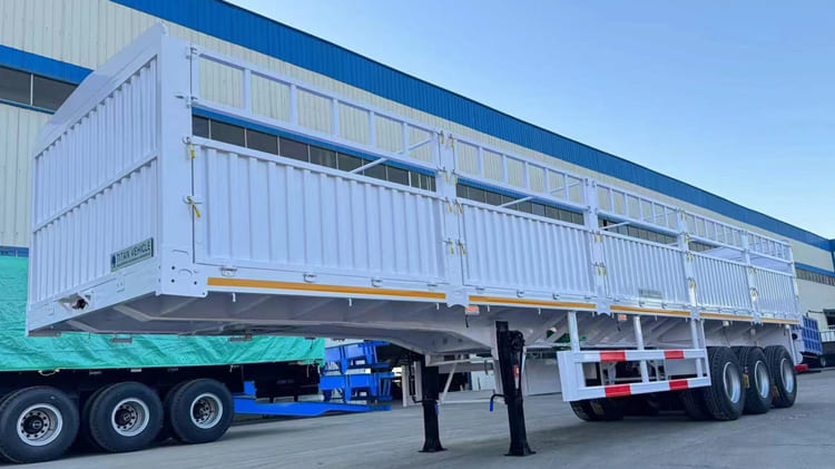 3 Axle Fence Cargo Semi Trailer for Sale in Guinea