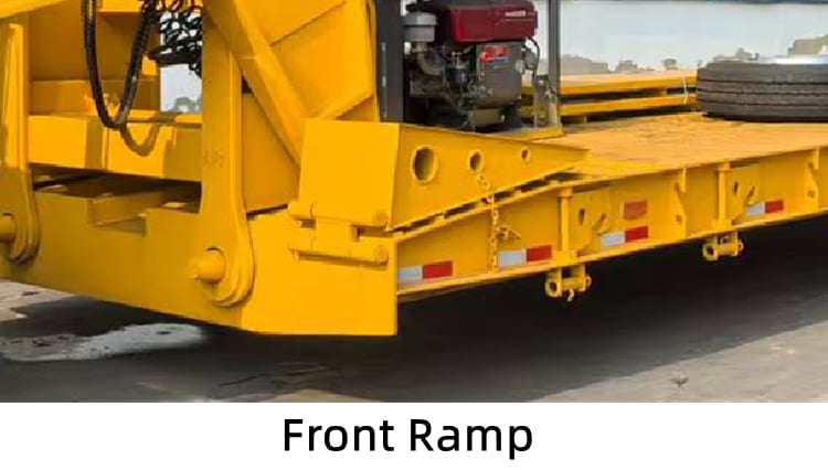 3 Axle 80 Ton Removable Gooseneck Trailer for Sale in Guinea