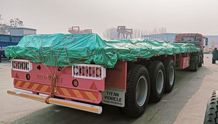 Packing of Fence Truck Trailer for Sale Before shipment, the fence truck trailer will be given multi layer protection to ensure it is delivered to Guinea in perfect condition. First, the key parts of the fence cargo truck trailer, such as the fence lock and suspension system, are wrapped with wear resistant non woven fabric to prevent scratches during transportation. Then, the gap between the fence of the fence truck trailer and the container is filled with high density foam to limit the shaking of the fence truck trailer body. Finally, the entire container is covered with a waterproof and sun proof tarpaulin to isolate the erosion of rainwater and strong sunlight during maritime transportation. This packaging scheme is fully adapted to the transportation environment of Guinea's coastal ports and inland areas, ensuring that the fence truck trailer for sale can be put into use immediately after arrival.